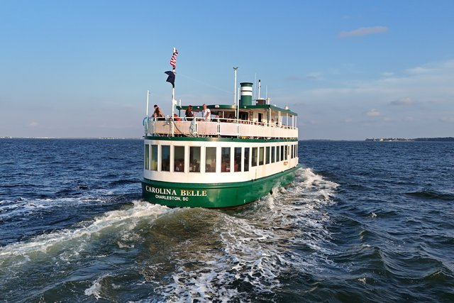 The Carolina Belle, a tour boat.