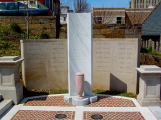 Memorials along Monument Terrace include one for Vietnam...