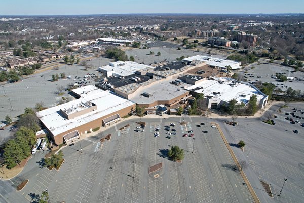 Lakeforest Mall, an enclosed shopping center in Gaithersburg, Maryland.  Lakeforest would close a year later.