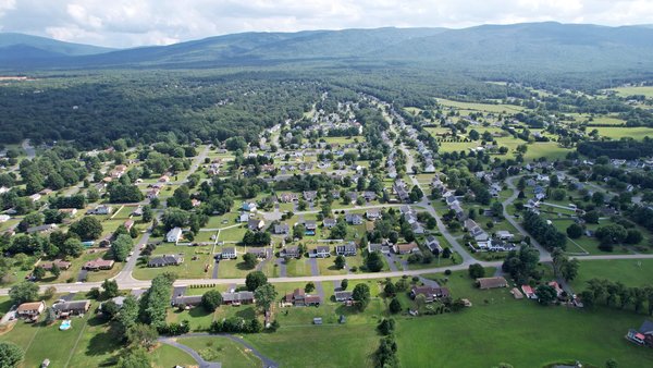 The Forest Springs Estates neighborhood in Stuarts Draft, Virginia.