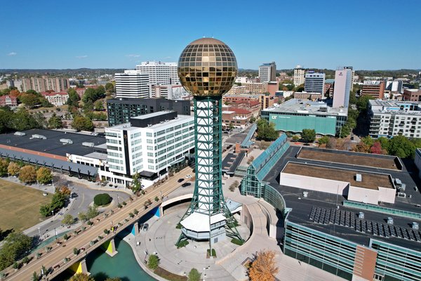 The Sunsphere, at the World's Fair Park in Knoxville, Tennessee.