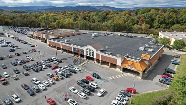 Kroger grocery store at Tanglewood Mall in Roanoke County, Virginia.
