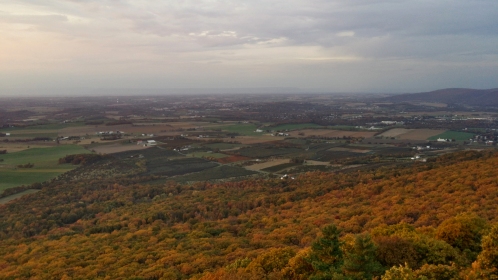 View facing northwest towards Waynesboro, Pennsylvania.