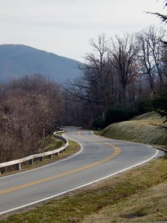 The access road is not exactly scenic in itself, but the end of the road is well worth the ride.