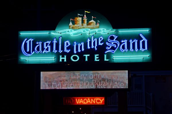 Castle in the Sand Hotel, at 37th Street and Coastal Highway