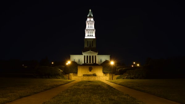 The George Washington Masonic National Memorial in Alexandria, Virginia.