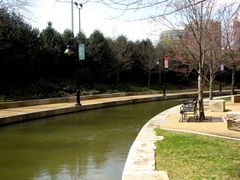 Curved section of the Canal adjacent to 140 Virginia Street, facing west.