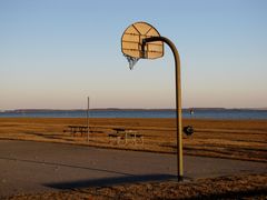 Basketball court near the western end of South Beach.