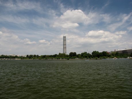 South side of the monument, viewed from Ohio Drive SW.