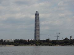 View from the southwest, across the Tidal Basin.
