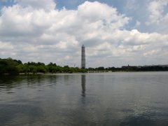 View from the southwest, near the Martin Luther King, Jr. Memorial.