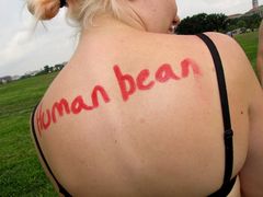 "Human bean", a playful way of indicating that one is a giver of life