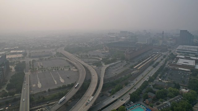 View towards Camden Yards