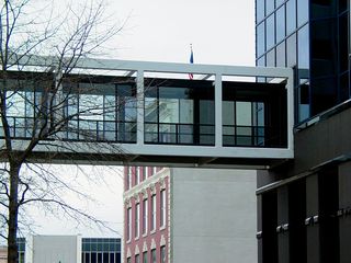 And more skywalks are found throughout Norfolk's business district...