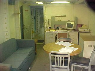 This is the Executive Officer's stateroom. The Executive Officer is the second-in-command on the ship, commonly known as the XO.